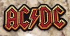 New Acdc    3  X 1 1 2 Inch Embroidered Iron On Patch  Nice 