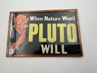 Vintage Pluto Water Blotter Cool Devil Graphic
