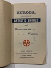 Vintage Booklet  1920s - About Kuroda - Artistic Bronze Manufacturer Kyoto Japan