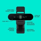 Logitech 4k Pro 4k 1080p 720p Webcam With Noise-canceling Mic Pc mac 960-001390