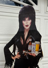 1991 Elvira Mistress Of Dark Cardboard Stand Up Cut Out Standee Coors Light Beer