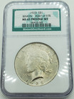 1923 Peace Silver Dollar Binion 267 Of 978 Prestige Set Ngc Ms65