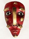 Mexican Guerrero Folk Art Nahua Ethnographic Cultural Moro Turco Wood Dance Mask