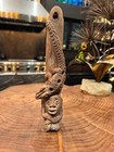 Vintage Pre-columbian Style Terracotta Flute   Ocarina