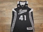 San Antonio Silver Stars Tully Bevilaqua Wnba Game Used Basketball Jersey M Sewn