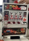 Slot Machine Las Vegas Style Casino Coin Bank With Winning Jackpot Light New