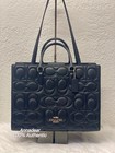 Nwt Coach Maggie Tote Bag In Blocked Signature Leather Cy672