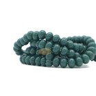 Muslim Prayer Dhikr - Small Dark Forest Green Plastic Tasbih With 6x5 Mm Beads