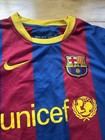 2010 2011 Nike Fc Barcelona Home Jersey Men   s Size Medium - Messi  10