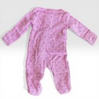 Magnetic Me Newborn Nb Footie Heart Print Lavender Sleeper Nwt