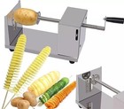 Manual Stainless Steel Twist Potato Slicer Spiral Vegetable Cutter French Fry Us