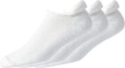 Footjoy Mens Comfortsof Roll-top 3-pack Socks White Size 7-12 77 combed Cotton