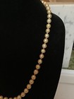 Vintage 24  Strand Cultured 4 4 Mm Pearls Necklace 14k Gold Clasp pearl Inset