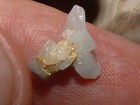 Gold Quartz Specimen  48 Gram Native California Gold In Silicate