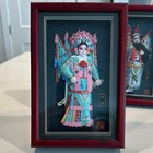 Set Of 3 Chinese Characteristics Beijing Opera Facial Mask Figures  3d Art 