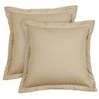  Throw Pillow Covers 24 X 24 Inch  Set Of 2 Washed 24  X 24   pack Of 2  Khaki