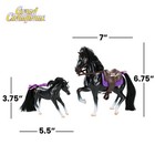 Grand Champions Premium Stallion Collection Set Of 2   Black Warmblood