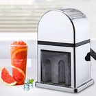 Stainless Steel Ice Crusher Shaver Machine Durable Crushed Ice Maker Easy Clean