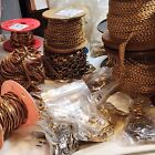 Huge Brass Chain Lot Most Miriam Haskell   Rare Fancy Antique Art Deco U Choose