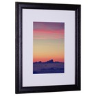 Craig Frames Wiltshire 236  Simple Black Hardwood Picture Frame With Single W   