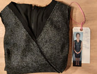 New Girl Tv Prop - From The Episode    Sam  Again   Kim s Black   Silver Dress