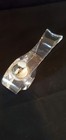 Guzzini Lucite Whale Table Lighter With Metal Striker Mechanism Insert  c  1970 