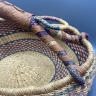 Vintage 15  Handwoven Bolga Style Market Basket