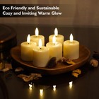 Rechargeable Flameless Votive Candles With Timer  Led Tealight  Remote