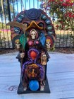 Santa Muerte Bendesida Azteca   Aztec Rainbow 11  X6  Holy Death Grim Reaper