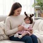Smiling Reborn Baby Doll  22-inch Vinyl Realistic Newborn Baby Doll With Hand-ro