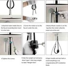 Commercial Kitchen Sink Faucet Pull Down Sprayer Single Handle Mixer Tap W cover