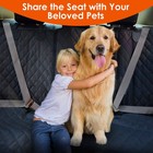 1pc Dog Car Seat Cover Waterproof Scratchproof Pet Car Rear Protector Mat Pet Ba
