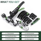 Antstone Tubing Bender Kit With Reverse Bend 1 4 -7 8  Hvac Ratchet Copper Pipe 