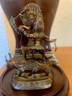 Antique A Tibetan Bronze Figure Of Yama Dharmaraja With Consort