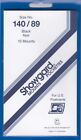 20 Showgard Black Stamp Mounts 140 89mm Postcards   Souvenir Sheets 2 Packs Deal