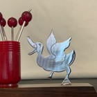 Vintage French Art Deco Goose Cocktail Picks Set H p  D  pos  
