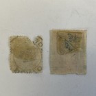 Lot 2 Brazil Stamps 1878 68 10r emperor Dom Pedro imperforate 1888 96 100r lilac