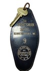 Vintage The Yachtsman Motel Room Key And Fob Kennebunkport Ms    9