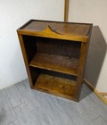Antique Rustic Mission Arts   Crafts Wood Bookshelf Bookcase Shelf F49