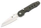 Spyderco Smock  Dlt Trading Exclusive Green Micarta 20cv Blade Edc Flipper Knife