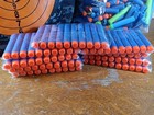 Nerf Darts 200 Used   90 New Refill Pack Bullets Nerf Toy Guns Lot   Bag 