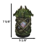 Ebros Greenman Dryad Tree Hydra 4 Headed Dragon Aroma Oil Diffuser W  Led Lights
