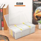 400 Count Plastic Trading Card Storage Box With Dividers  Baseball Card Storage 