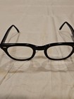 Vintage Uss Gi Government Issue 48-24 Black Eyeglasses Frame Military Excellent