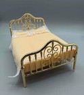Miniature Dollhouse 1 12 Scale Brass Bed - D0302
