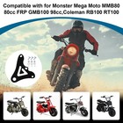 Mini Bike Hydraulic Brake Caliper Bracket Kit For Monster Mega Moto Mmb80 80cc