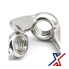 3 16  X 24 Zinc Plated Wing Nuts   Butterfly Nuts By X1 Tools
