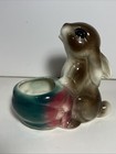 Nice Vintage Mid Century Ceramic Rabbit Planter  Attributed To Royal Copley