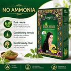 Kangana Black Henna For 100  Grey Coverage - Natural Hair Dye color 6 Pouches