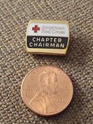 American Red Cross Chapter Chairman Pin Vintage 24k Gold Filled